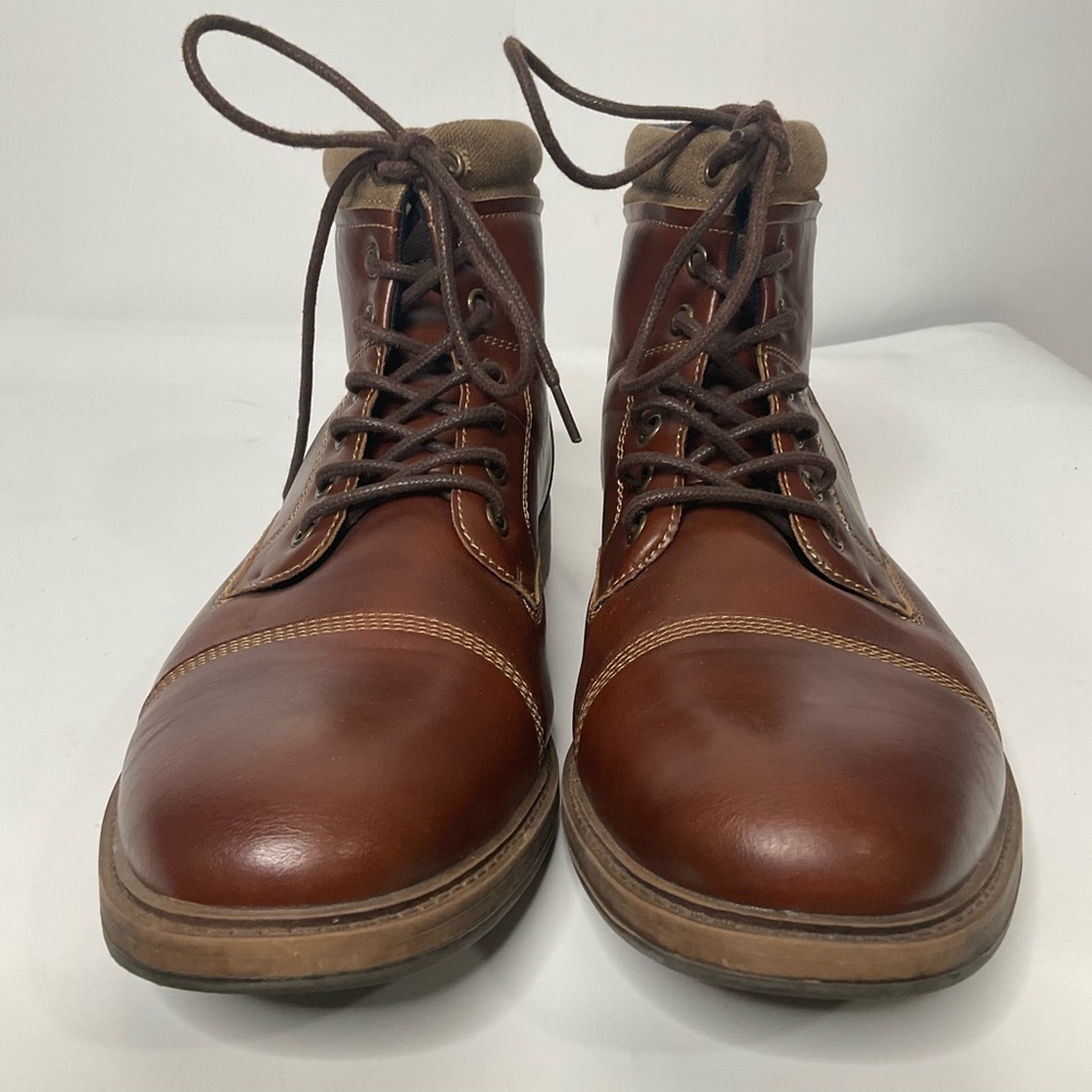 Miralto Men’s Brown Lace-Up Casual Ankle Boots; Like New Size 11D. - Picture 4 of 12